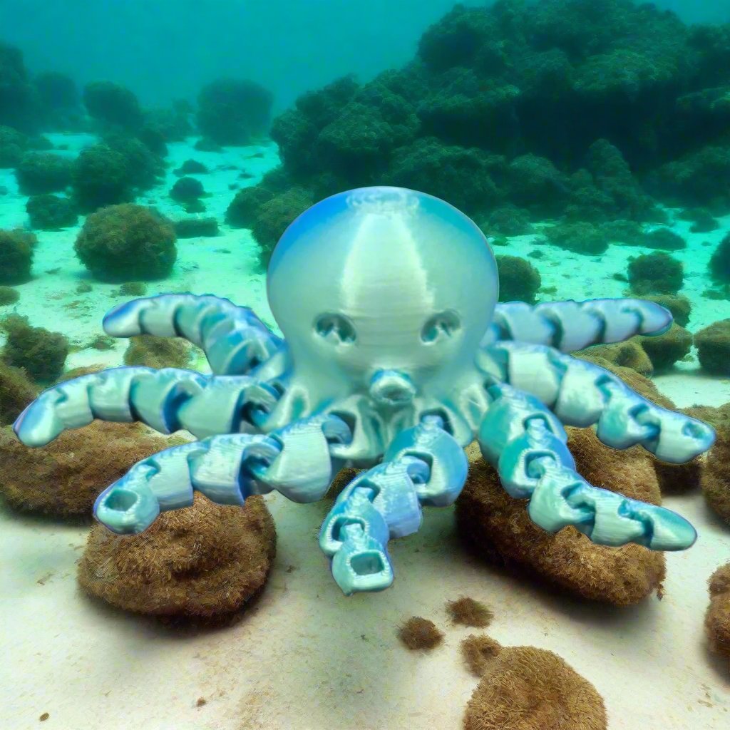 Articulated Cute Octopus