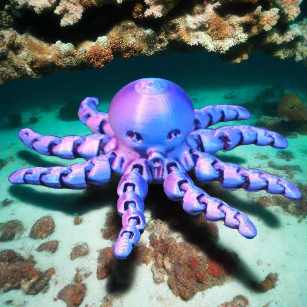Articulated Cute Octopus