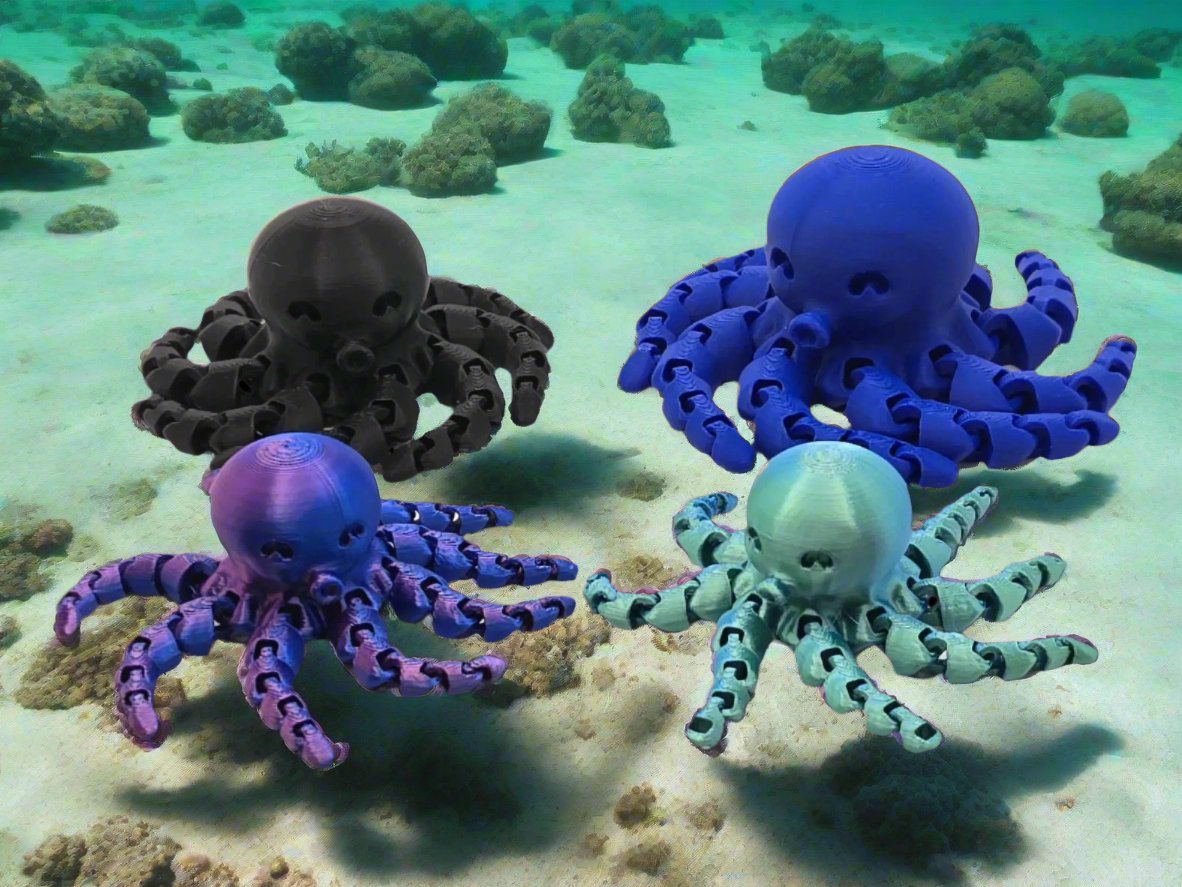 Articulated Cute Octopus