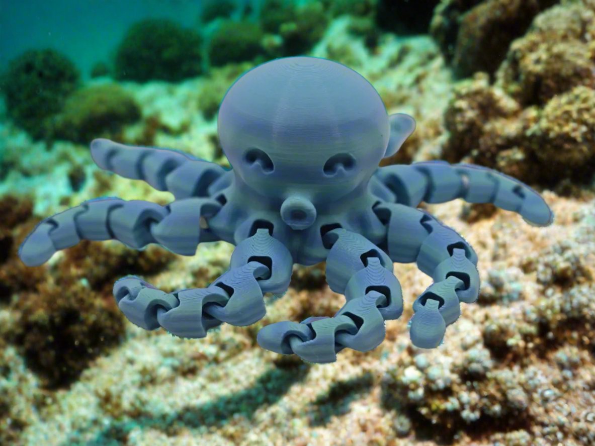 Articulated Cute Octopus