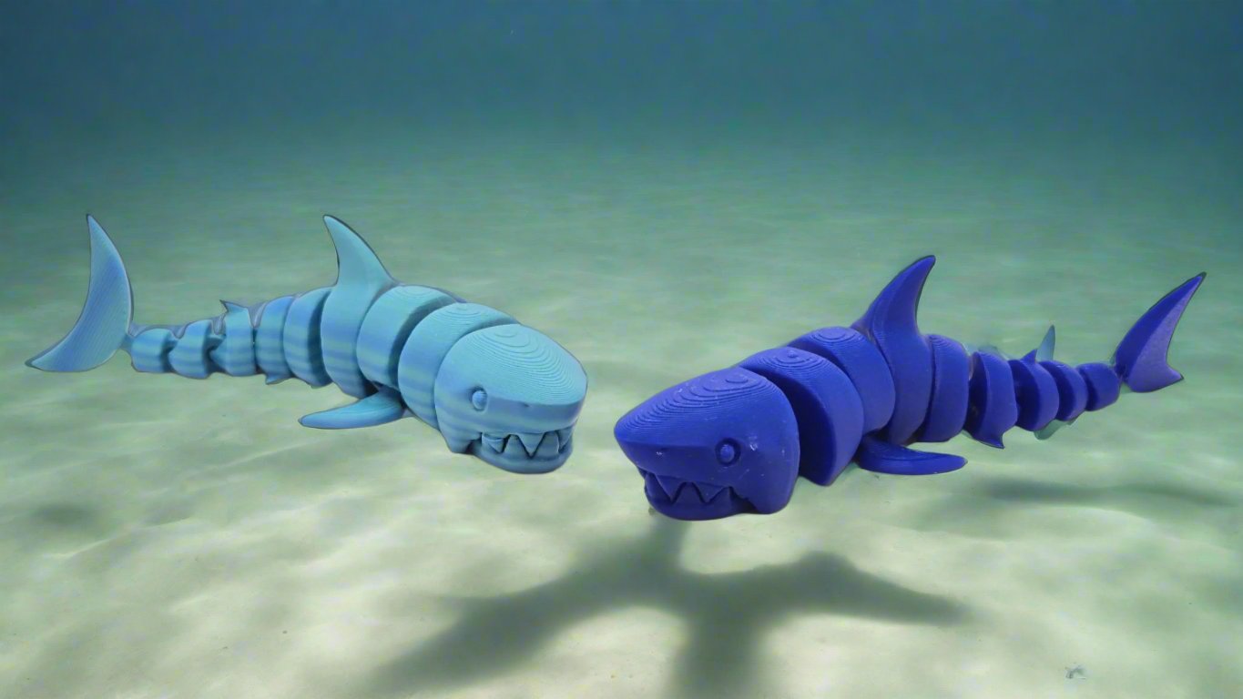Articulated Great White Shark