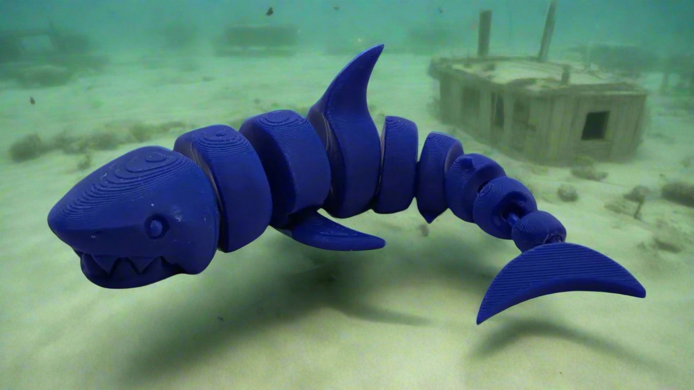 Articulated Great White Shark