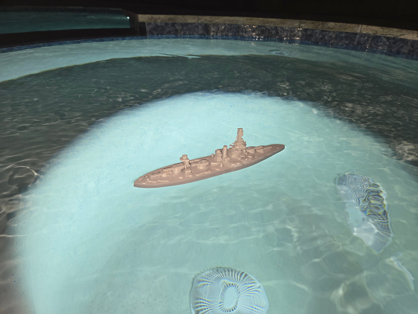 Floating Battleship